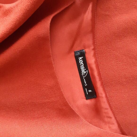 Kensie Red Pleated A-Line Mini Dress - Picture 5 of 5